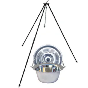 Nerezový kotlík 14 L (0,8 mm) INOX + pokrievka + stojan CLASSIC